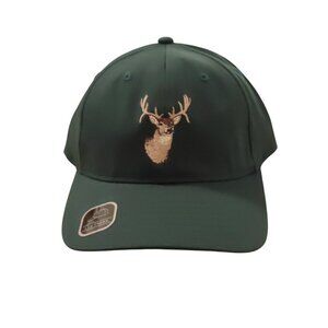 Columbia Men's PHG One Size Green Sharptail Deer Dad Cap Low Crown Hat New W Tag